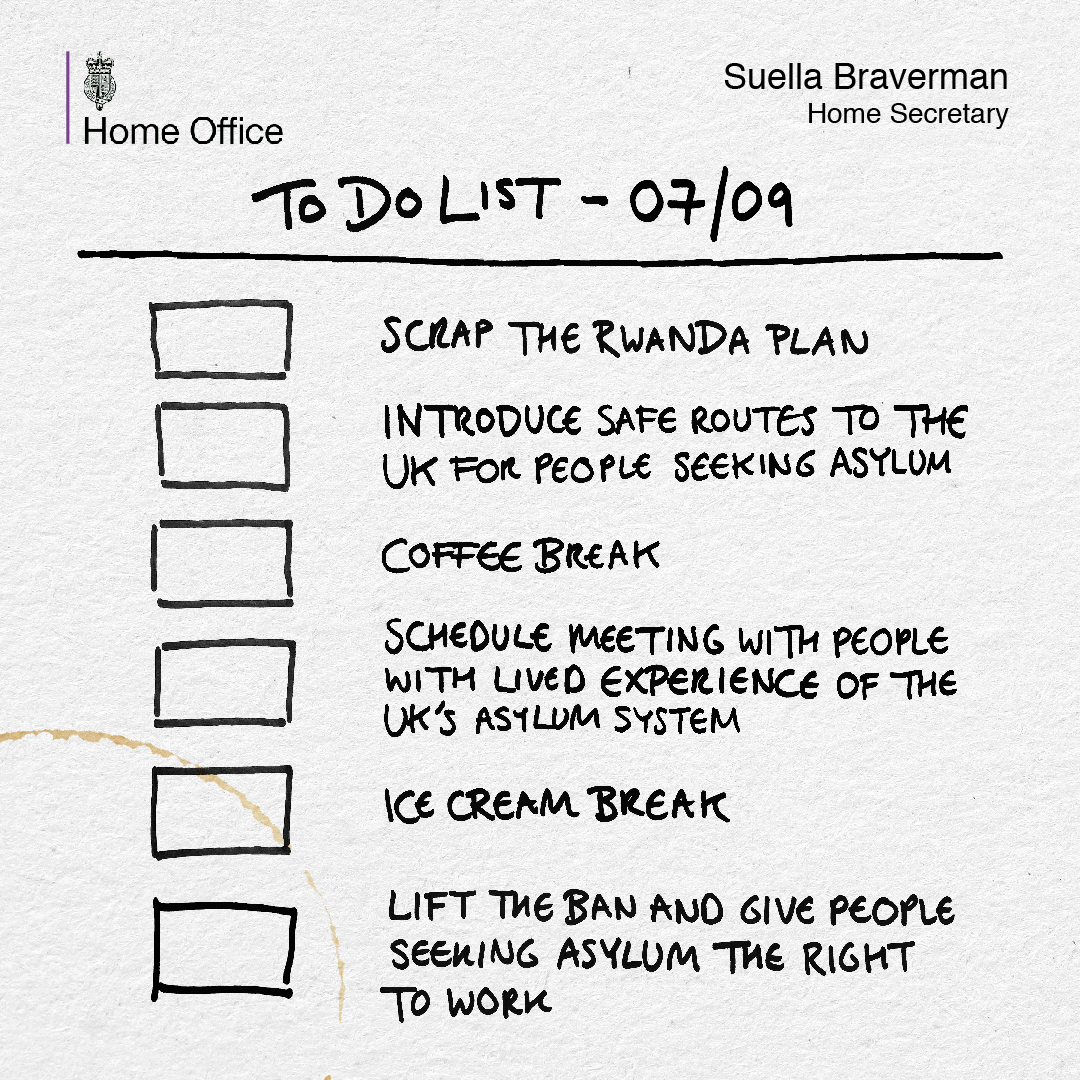 benandjerrysUK's tweet image. Congratulations on the new job @SuellaBraverman