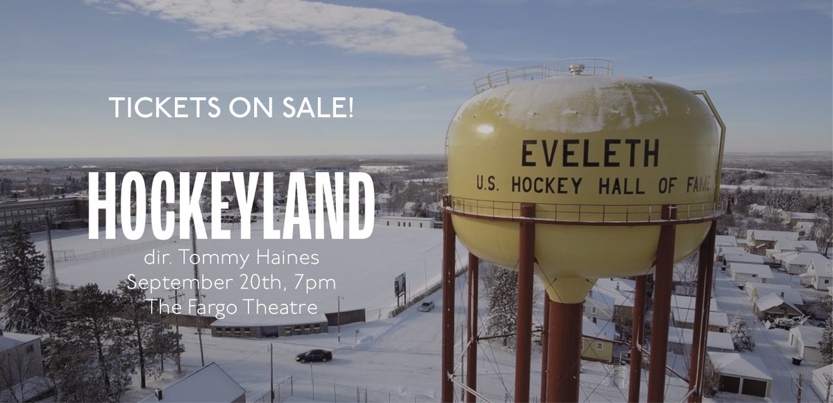fargodocs's tweet photo. TICKETS ARE NOW ON SALE for our September #FargoDocs film, Hockeyland - the story of senior boys in rival hockey communities as they skate for one last chance to etch their name in local lore.
Get tickets now → https://t.co/IWaABY079q https://t.co/lsPqEEMU2D