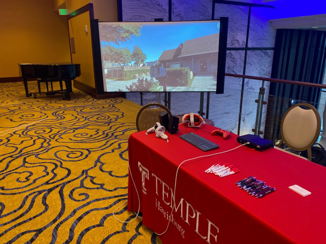 Temple_HBG's tweet photo. Temple Harrisburg's IT Manager, Sean Maxwell created  virtual reality learning experiences for several programs.  Students love the interactive approach and appreciate having a new spin on learning at TUH!  
#virtualreality #3D #technology #harrisburg https://t.co/q7ucAiqCMY