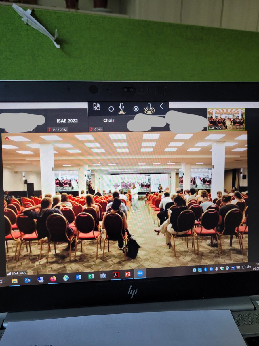 Little sad not being able to join the ISAE congress in north macedonia in person, but following great and exciting talks and posters online! <a href="/Isae2022/">Isae</a> 
Pitched our Poster about emotional contagion today! <a href="/niebgnal/">Jan Langbein</a>