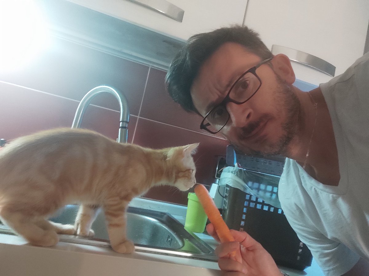 VSquazzy's tweet photo. In cucina col piccolo Leone 🦁 a prepare la cena ... Buona cena a tutti https://t.co/H50vfhQsrw