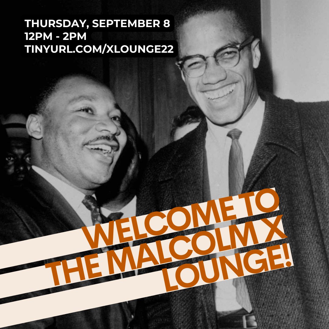 The Malcolm X Lounge (@malcolmxlounge) on Twitter photo We heard it's Texas Black Homecoming Week <a href="/TexasBHC/">Texas Black Homecoming</a>...👀 🏈
Y'all make sure to stop by the X Lounge this Thursday, 9/8 from 12pm - 2pm for cupcakes and community with <a href="/Warfield_UT/">John L. Warfield Center</a>! 🤘🏾🧡
RSVP in advance: tinyurl.com/XLOUNGE22
#UT23 #UT24 #UT25 #UT26 We heard it's Texas Black Homecoming Week <a href="/TexasBHC/">Texas Black Homecoming</a>...👀 🏈
Y'all make sure to stop by the X Lounge this Thursday, 9/8 from 12pm - 2pm for cupcakes and community with <a href="/Warfield_UT/">John L. Warfield Center</a>! 🤘🏾🧡
RSVP in advance: tinyurl.com/XLOUNGE22
#UT23 #UT24 #UT25 #UT26
