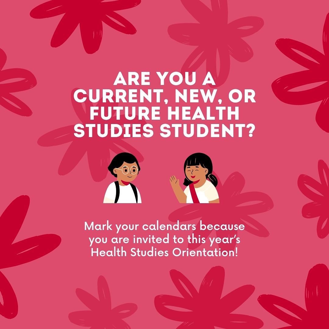 Health Studies Student Union tweet media