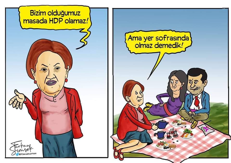 Masa şart değil 😂

#MeralAkşener @iyiparti @RTErdogan #enflasyon #PartiDeğilHevalKampı @suleymansoylu İyi parti/ Çankaya/
Selahattin Demirtaş Teröristtir!
Abdullah Öcalan Teröristtir!