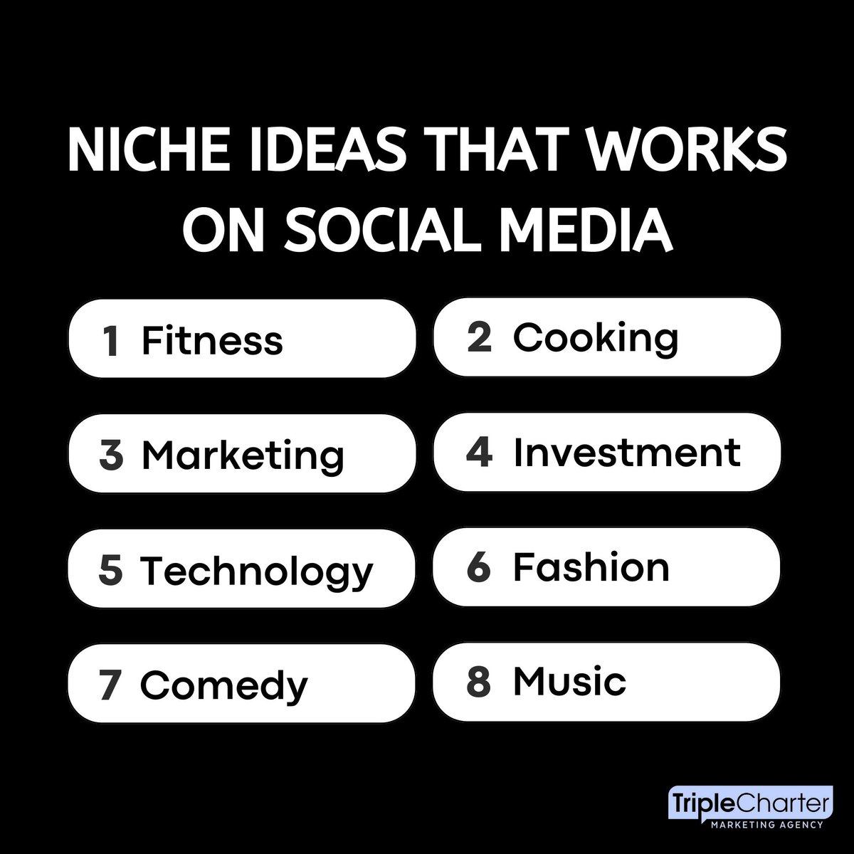 TripleCharter's tweet image. NICHE IDEAS THAT WORK ON SOCIAL MEDIA

If you want to build a brand on social media, the first thing you need is a niche which will help you to grow
.
.
.
#growwithgosolo #socialmedia #socialmediamarketing #socialmediatips #socialmediastrategy #Angular #JavaScript #HTML #twitme