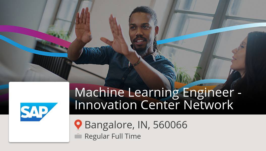 marques795's tweet photo. New #job opening at #SAP in #BangaloreIN560066! Machine Learning #Engineer - Innovation Center #Network https://t.co/ViUr1ixeCV #JobsAtSAP https://t.co/kVGY0gqNTX