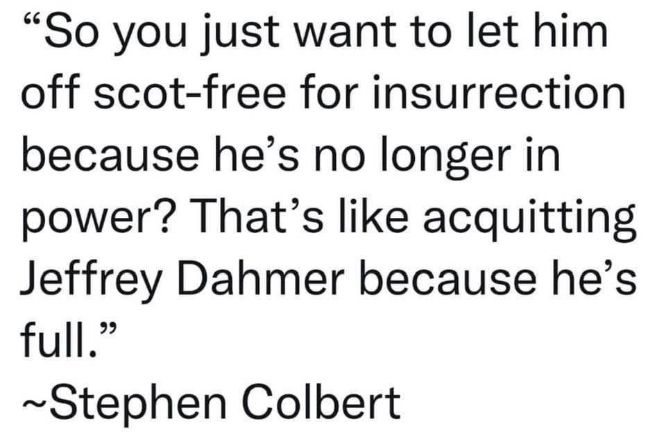 Thanks for stating this so eloquently, <a href="/StephenAtHome/">Stephen Colbert</a> 🔥
#NoOneIsAboveTheLaw