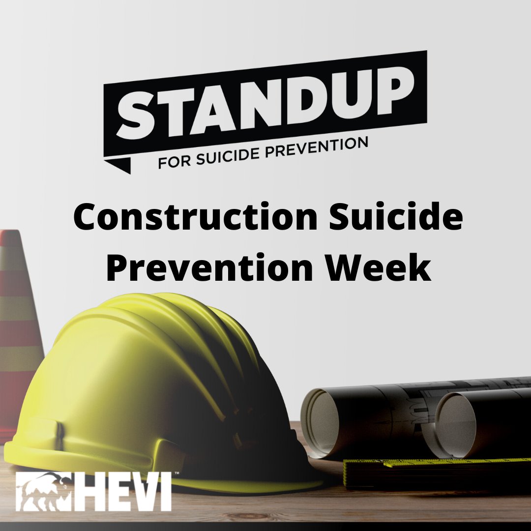 gethevi's tweet photo. The suicide rate in #construction is about 4X greater than the national rate. HEVI will #StandUp for Suicide Prevention.
#createSAFEcultures
#ProvideTRAINING
#RaiseAWARENESS
#NORMALIZINGconversation
#DECREASINGriskofsuicide
Additional Support:
@theCIASP @988Lifeline https://t.co/gdsug7mZz4