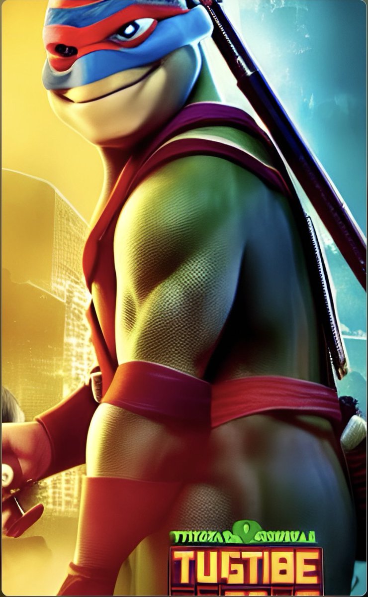 RejectTurtles's tweet image. TUGTIBE
😅🤷🏻‍♂️ 
What i can only guess translates to - Ass cheeks that could crack walnuts ! 
🥴🐢🍕😂
#TeenageMutantRejectTurtles #TMRT #Cowablunder #aiartgenerator #TMNT #RejectTurtles #TUGTIBE