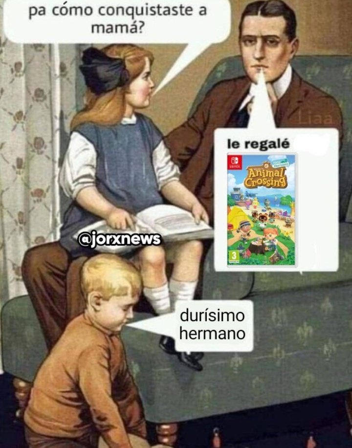 jorxnews's tweet photo. Animal Crossing es el mejor regalo existente. 😌👇 https://t.co/kr6BWoHyjk