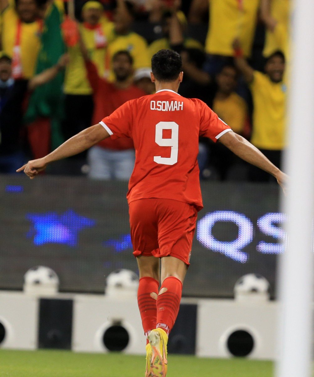 QSL's tweet photo. قـــصـــة هـــدف 🎯 

@omaralsomah 🔴⚪️

#السيلية_العربي | #دوري_نجوم_QNB https://t.co/yWyx9giAK8