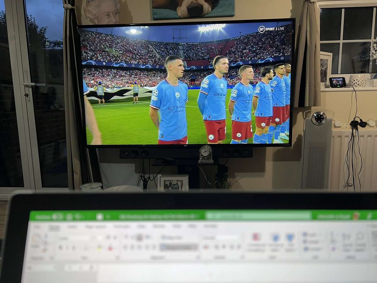 Standard CL evening. Gone are the days where every game meant the pub! P