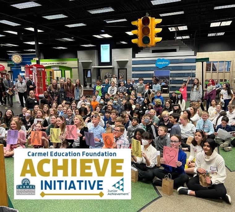 Carmel Education Foundation is partnering with Junior Achievement (JA) of Central Indiana to send all Carmel Clay Schools (CCS) fifth grade students to JA BizTown through the newly announced ACHIEVE initiative!