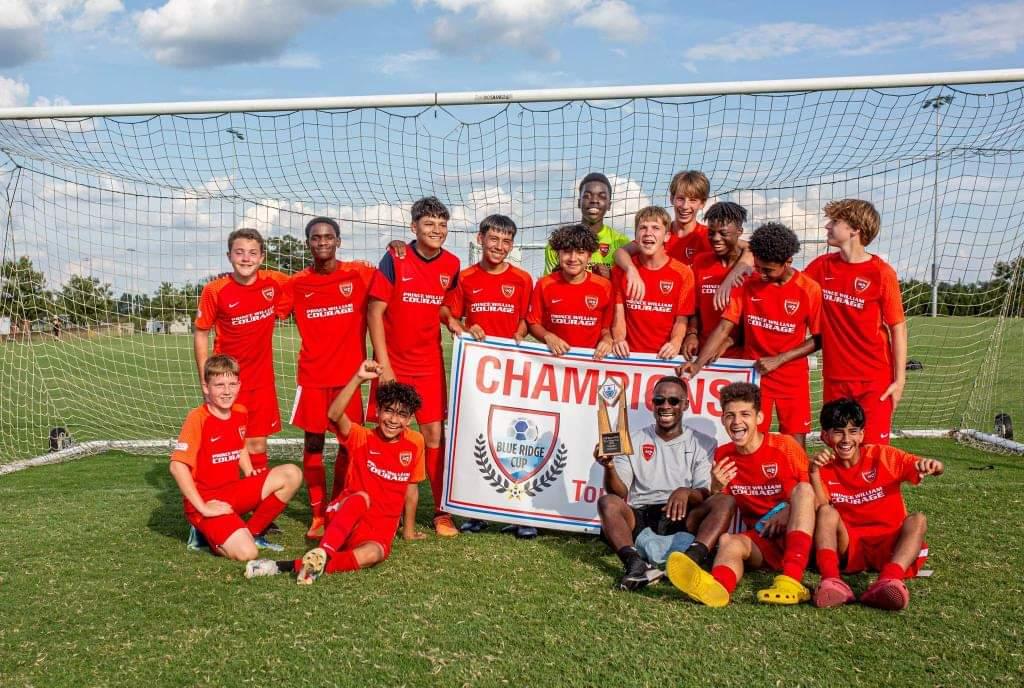 CouragePW's tweet photo. Congratulations to the #CourageSelect Boys 2️⃣0️⃣0️⃣8️⃣ NCSL Red 🏆🥇Champions 🏆🥇 of the Blue Ridge Cup #CouragePreSeason #Champions #TourneyChamps #FearThePride https://t.co/JRHOWoZSH9