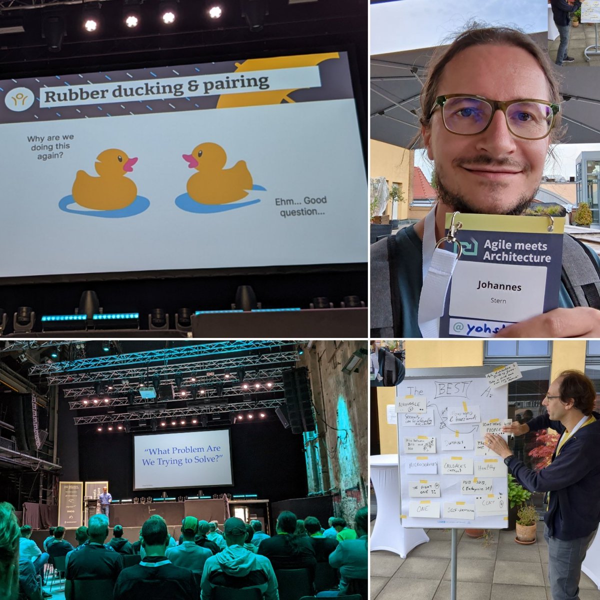 Day 1 at #amaberlin! <a href="/AmA_conf/">Agile meets Architecture</a> <a href="/m_malmstedt/">Magnus Malmstedt</a> <a href="/CorinnaCodes/">Corinna</a> @stitzl <a href="/DajanaGuenther/">Dajana</a> <a href="/AuthressHQ/">Authress HQ</a>