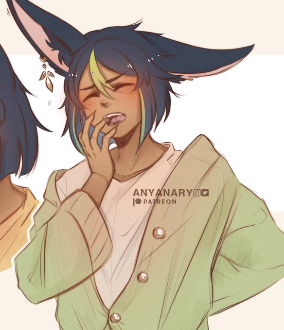 Tighnari gets a little (a lot) cranky when he's tired #GenshinImpact #Tighnari 