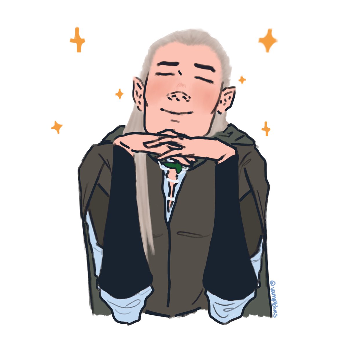 vampblues's tweet photo. he just ate a bug :) #LOTR https://t.co/mARpC83xxq