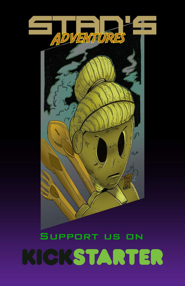 kore6media's tweet photo. Hey!!! Stan's Adventures is on Kickstarter!!! We are $20 away from our first gift for all pledges.  
#Kickstarter #kore6media #azcreators #indiecomics #smallpress 
https://t.co/H2a8cMJ0UT https://t.co/Oq3n3jG9cn