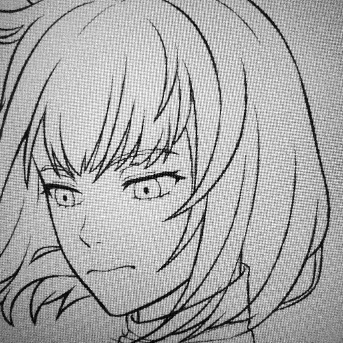 進捗垢に載せてたオベの顔、ずっとしっくり来てなかったので修正した
目の位置と大きさの正解が分からないけど、多少マシになったかな……? https://t.co/3IHqkU68W8 