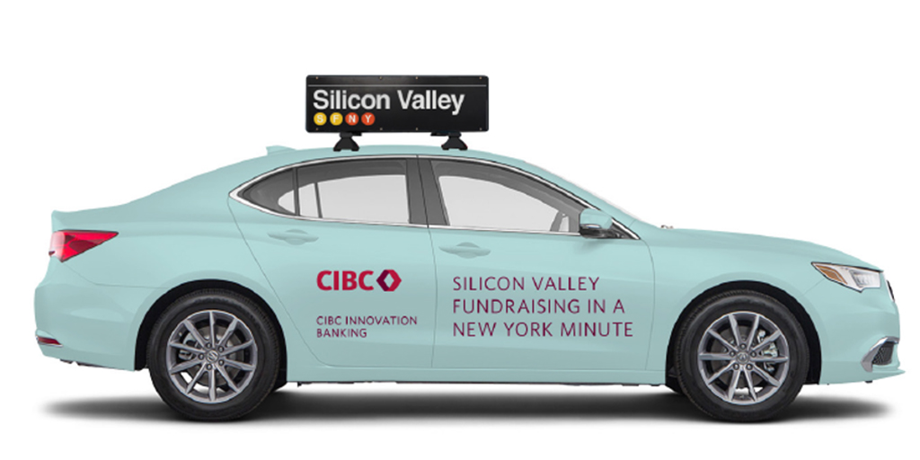 CIBCInnovation's tweet image. CIBC Innovation Banking officially hits the streets of NYC! You might spot our logo on a billboard and taxicabs as we expand our reach, fueling high-growth U.S. startups. If you see us, share your pics using the hashtag #UnicornFuel.

#GetFueled