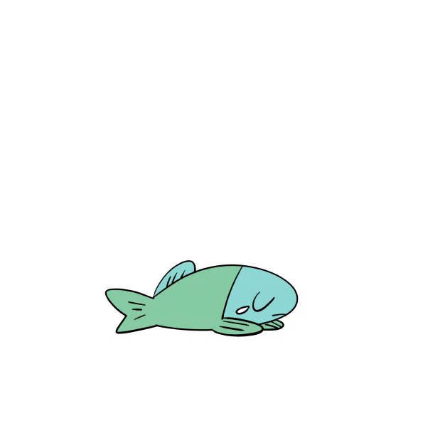 かなしい夢を見てるさかな 