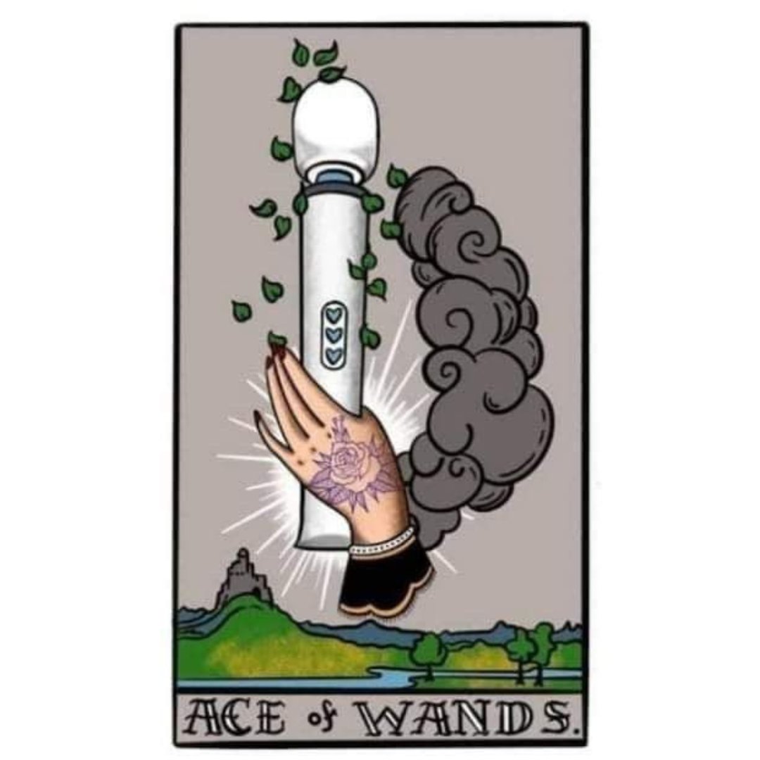 *giggles* via: Elena Sokie #aceofwands #tarot