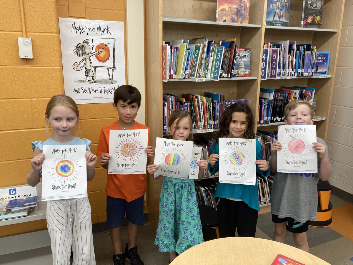 We’re making our mark @peterhreynolds ! We are ready for #DotDay ! #109way #wilmotway