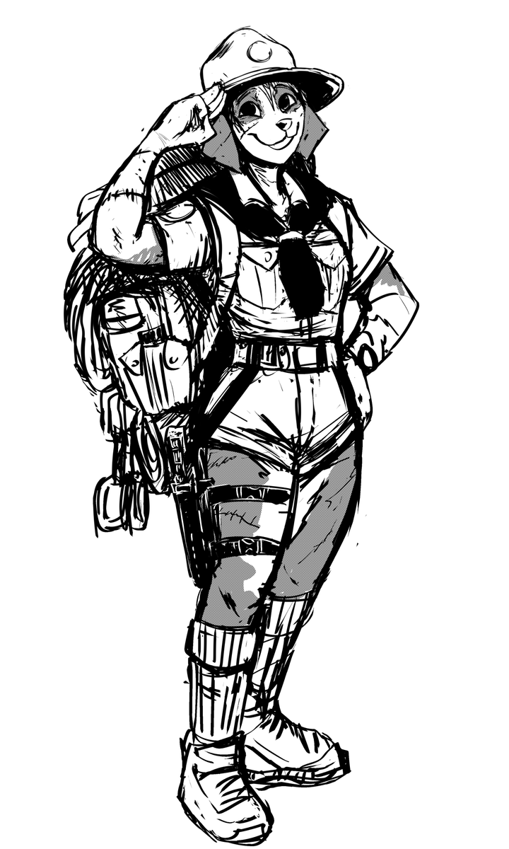 Stedilnik's tweet photo. "hello children, please say hi to your new scouting guide who got hired through the veterans employment program!" https://t.co/ned0vSVfWc