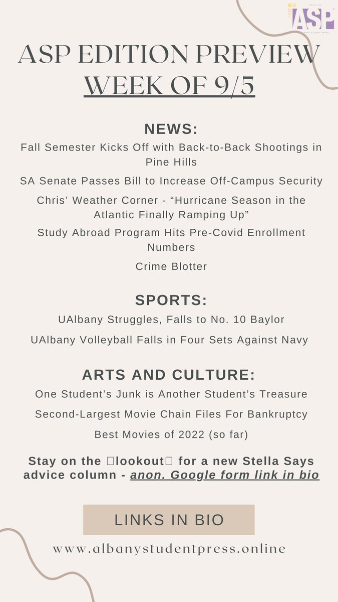 Albany Student Press tweet media