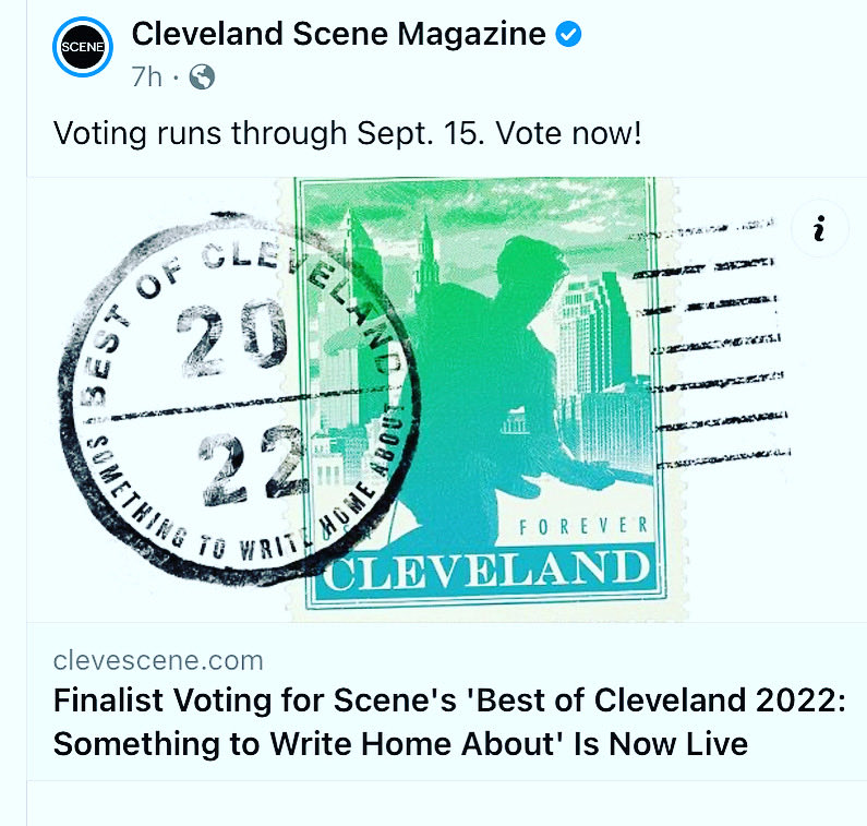 Please VOTE  <a href="/AcademyTavern/">Academy Tavern on Larchmere</a> for “Best Neighborhood Bar” <a href="/ClevelandScene/">Cleveland Scene</a> 🍔🥃