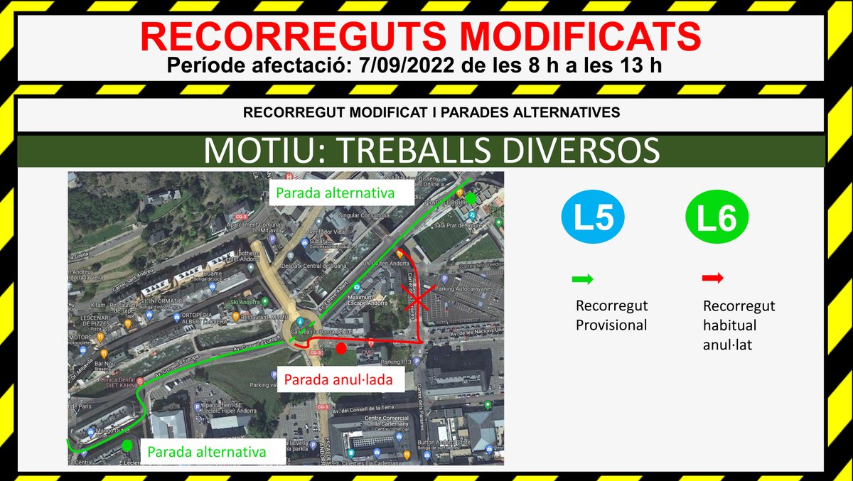 Moute_En_Bus's tweet photo. Aquest dimecres, 7 de setembre, el C/ dels Paraires estarà tallat de les 8h a les 13h, aproximadament, degut a treballs diversos que es realitzen en aquesta zona. A la imatge podeu consultar el recorregut i parades alternatives. Més informació al 760100. https://t.co/3Dyi9jz8pr