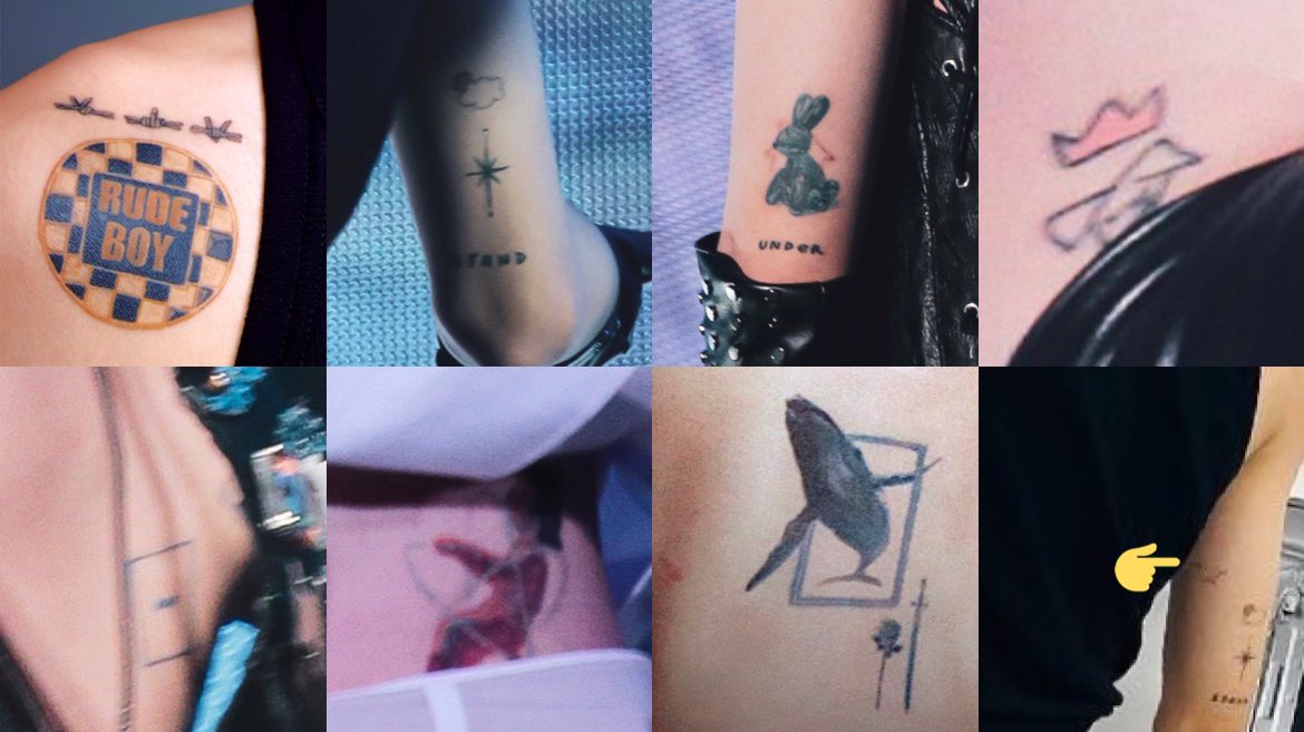 สรุปรอยสักพี่แทยงตอนนี้เท่าที่เห็น ㅠㅠ