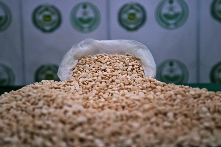 Syria seizes hummus bowls made out of crushed Captagon pills
The amphetamine has become one of the most popular drugs in the Middle East, with trade valued at $5.7bn.