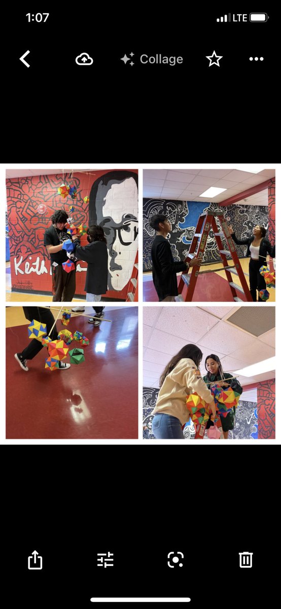 virginiaEDHSart's tweet photo. Finally completed our collaborative installation! #highschoolart #EDAztecs_HS #AztecEmpire #SISD_FineArts https://t.co/Oa15rXbxqr