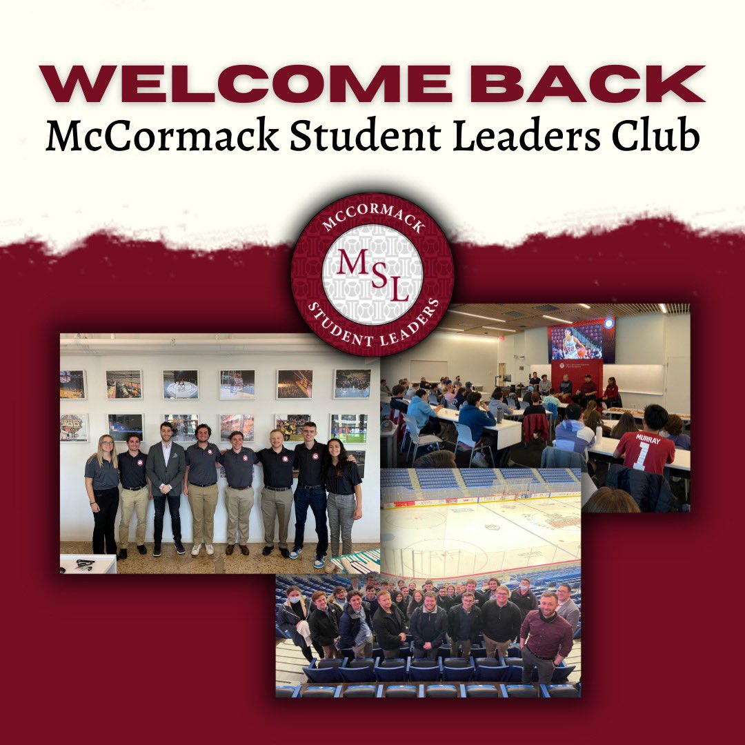 McCormack Student Leaders Club tweet media