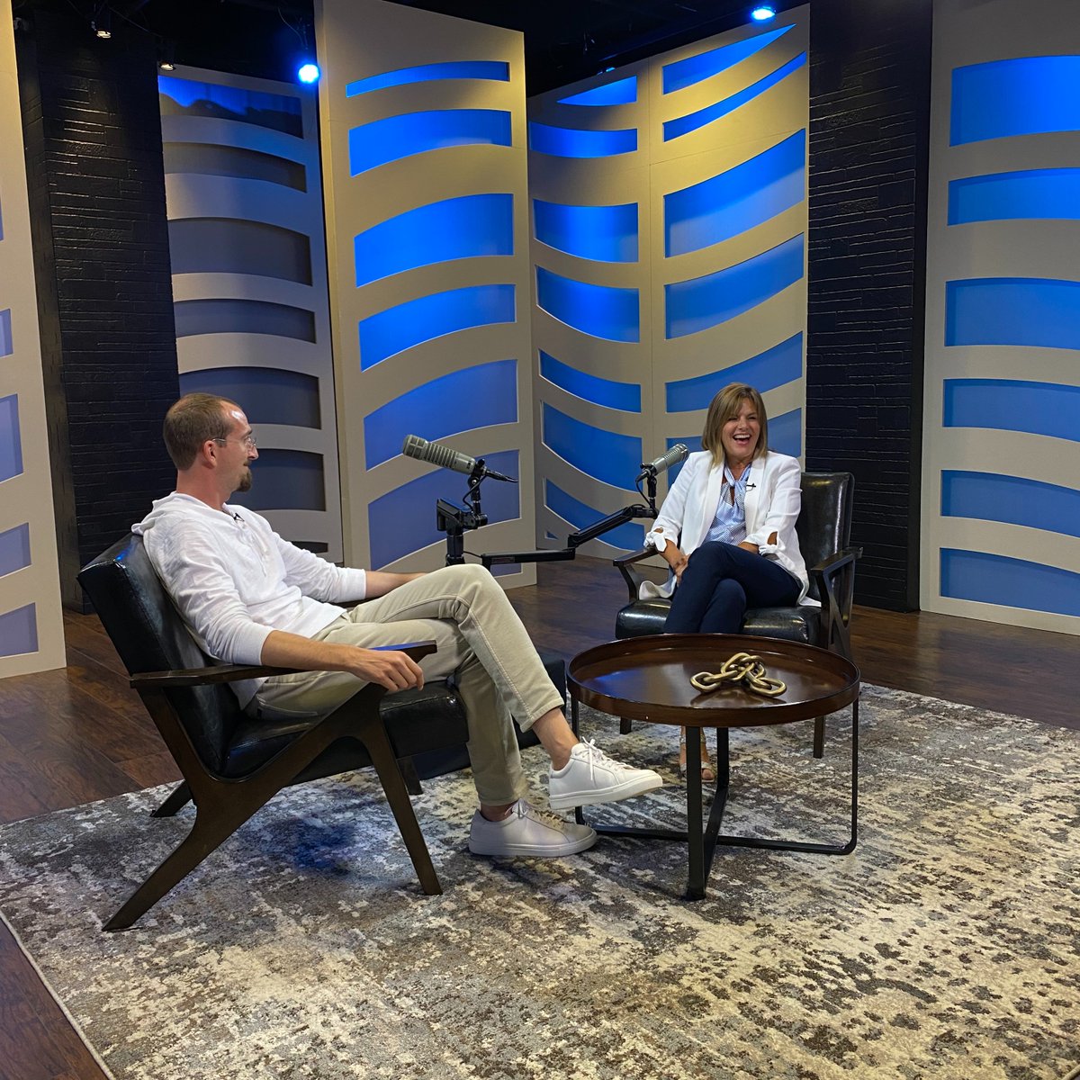 GLNsummit's tweet photo. Take a look behind-the-scenes of the GLN podcast! Our new season is coming soon, so search "The Global Leadership Podcast" on all major platforms to get caught up! #GLNpodcast https://t.co/vZ0z1uUFep