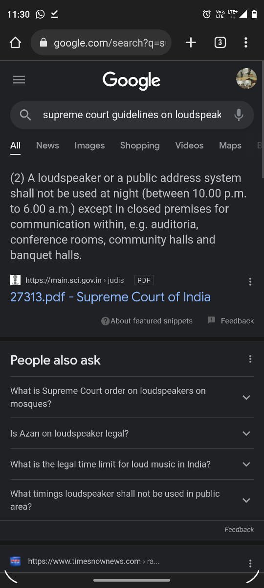 DenverRahul's tweet photo. @SP_Navsari sir your controls room is not following our request - 4 calls tonight for loud speaker noises from Vasant vihar lunsikui- it’s Ali most 1 AM - you are responsible that everyone follow Supreme Court decisions https://t.co/Az7AxIb4My