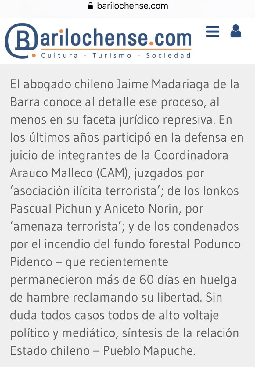 Donacaritto's tweet photo. Quien es  el abogado Jaime Madariaga , pareja de la nueva ministra del interior y seguridad pública #CarolinaTohá  el participó en la defensa en juicio de integrantes de la Coordinadora Arauco Malleco (CAM), juzgados por ‘asociación ilícita terrorista #cambiogabinete https://t.co/9oNPIBkJyf