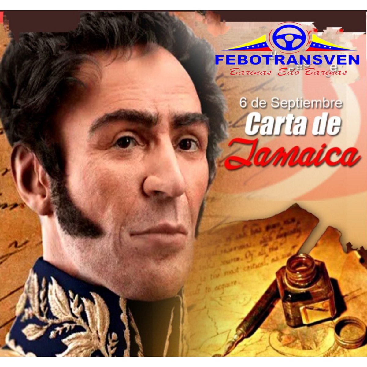 #6Sept ||Hace 207 años el Libertador Simón Bolívar, escribe la Carta de Jamaica, que resume el ideario y los proyectos de liberación de la América del hombre que entregó su vida a la liberación de los pueblos a lo largo y lo ancho de América del sur.