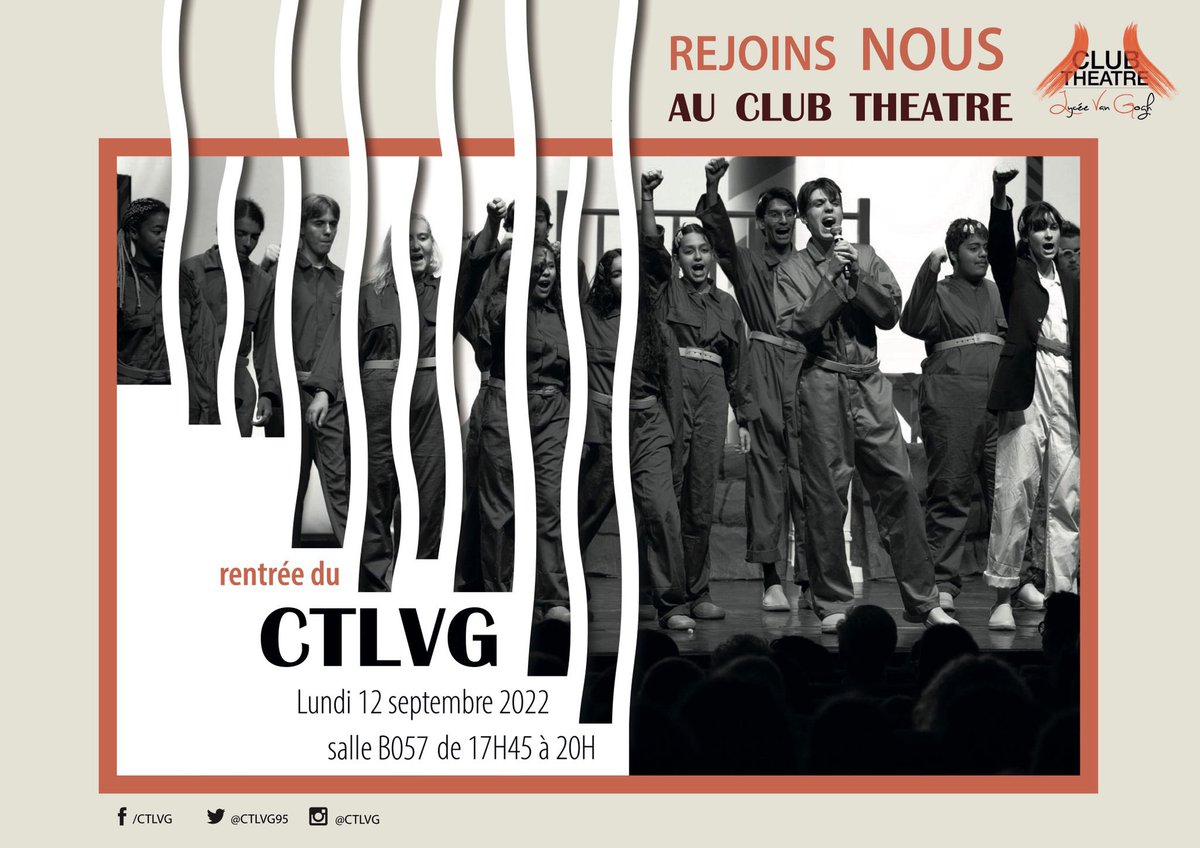 Club Théâtre du Lycée Van Gogh tweet media