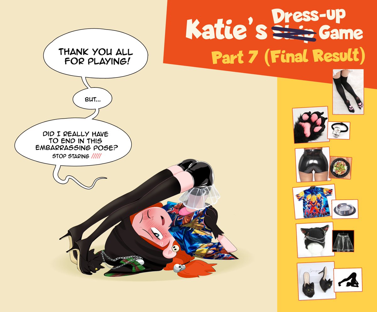 CKDrawsStuff OPEN) on Twitter "RT kyubumlee Katie's Dressup Game Part 7 Final Result"