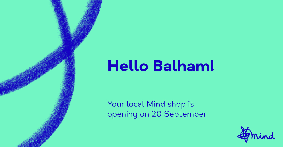 MindShopBalham's tweet photo. We are so excited that our first Mind shop in Balham will be opening on 20th Sept from 11am. Everything sold in this shop will fight for mental health so please come down to meet the team, show your support and tell all your friends. 
 
#shop #donate #volunteer #mymindshop https://t.co/qNuOCOnOeB