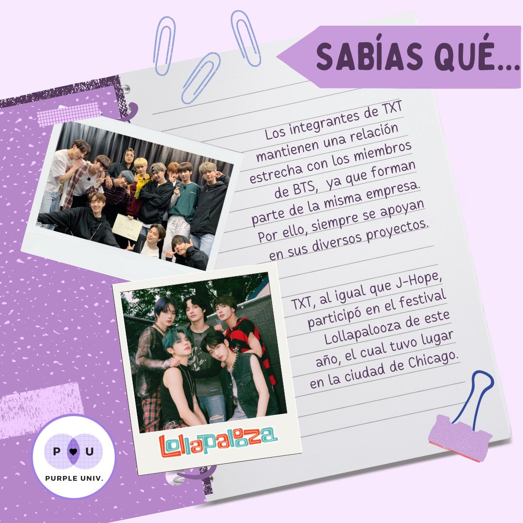 purple_univ's tweet photo. Cuéntanos en los comentarios si tú ya los conocías 🤗💜
#PuplePicks #PurpleUniv #txt #moa #kpop #bts #btsarmy https://t.co/IGd7gLj9vI