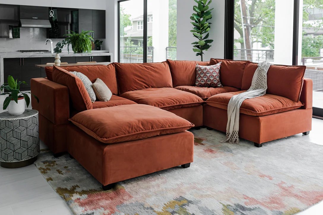 mbxfurniture's tweet photo. HTX! Labor Day Sale’s still happening! 
Washable Cloud Sectional ‼️🥴 *more colors available* https://t.co/cgE3yW3RrE