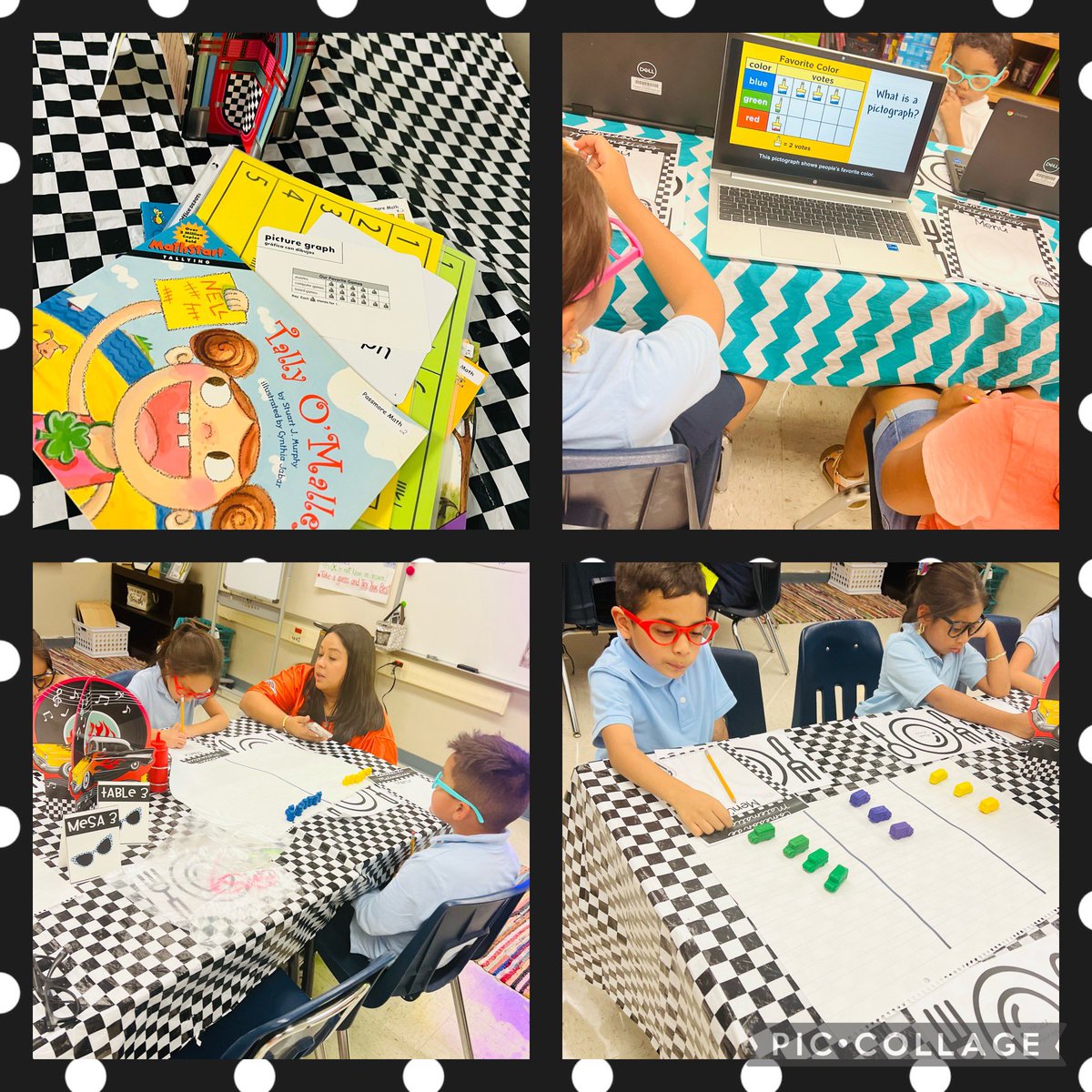 Bilingualadv's tweet image. Great day today! 1st grade visited the Math Diner (unit inventory) for their Data Analysis unit. #sorting #categorizing #picturegraphs #bargraphs #tallymarks #interpretingdata #handsonmath #technology #mathliterature @NISDPassmore @ms_jhernandez83 @zavalathegreat @NISDElemMath
