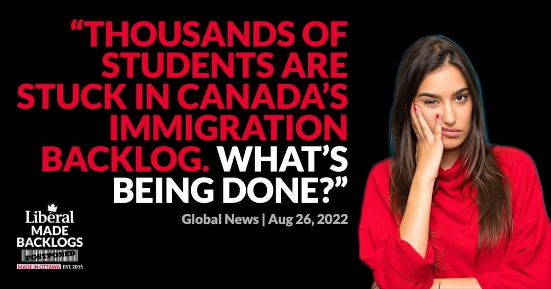 jasrajshallan's tweet photo. The summer of Liberal-made backlogs continues. This time international students are at risk of not being able to start their classes in September as IRCC continues to delay processing visas.

https://t.co/TPM3ozlMi3

#StrongerTogether #Immigration #Students #WeAreTheNorth #yyCFL https://t.co/rY8EWBAy5j
