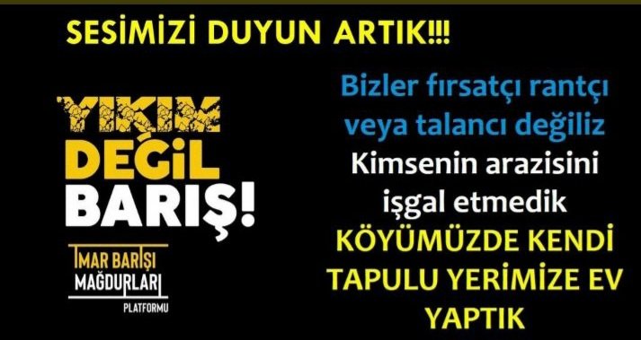 imar barışı mağduru tweet media