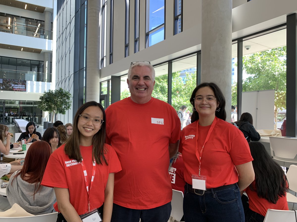 The sun is shining at <a href="/sfusurrey/">SFU Surrey</a> for Welcome Day! So great to see so many folks back on campus. A big thank you to all the staff, faculty and student volunteers who are working so hard on putting this event together!