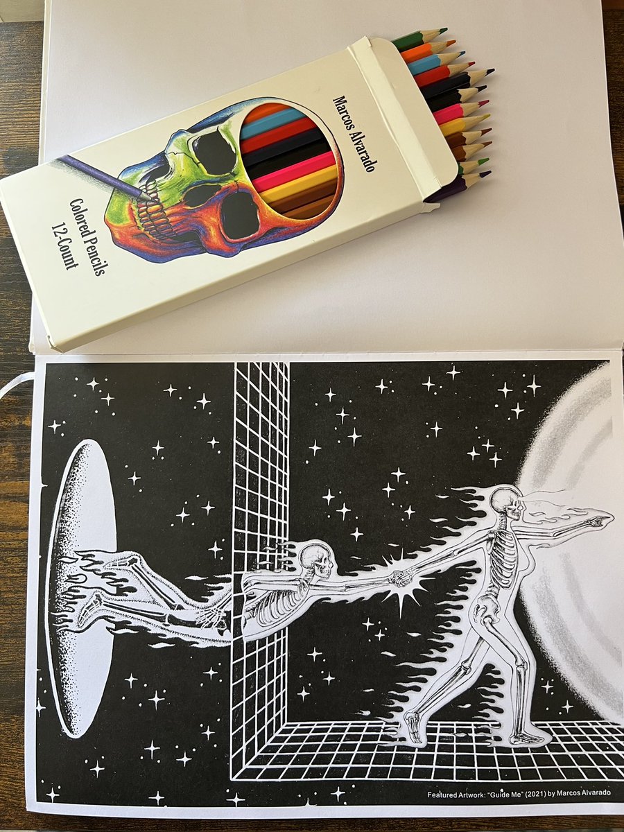 marcosalvarado_'s tweet photo. AWAKENING, HEALING &amp; COLORING

My first official coloring book + colored pencils https://t.co/wlbijDzWMs
