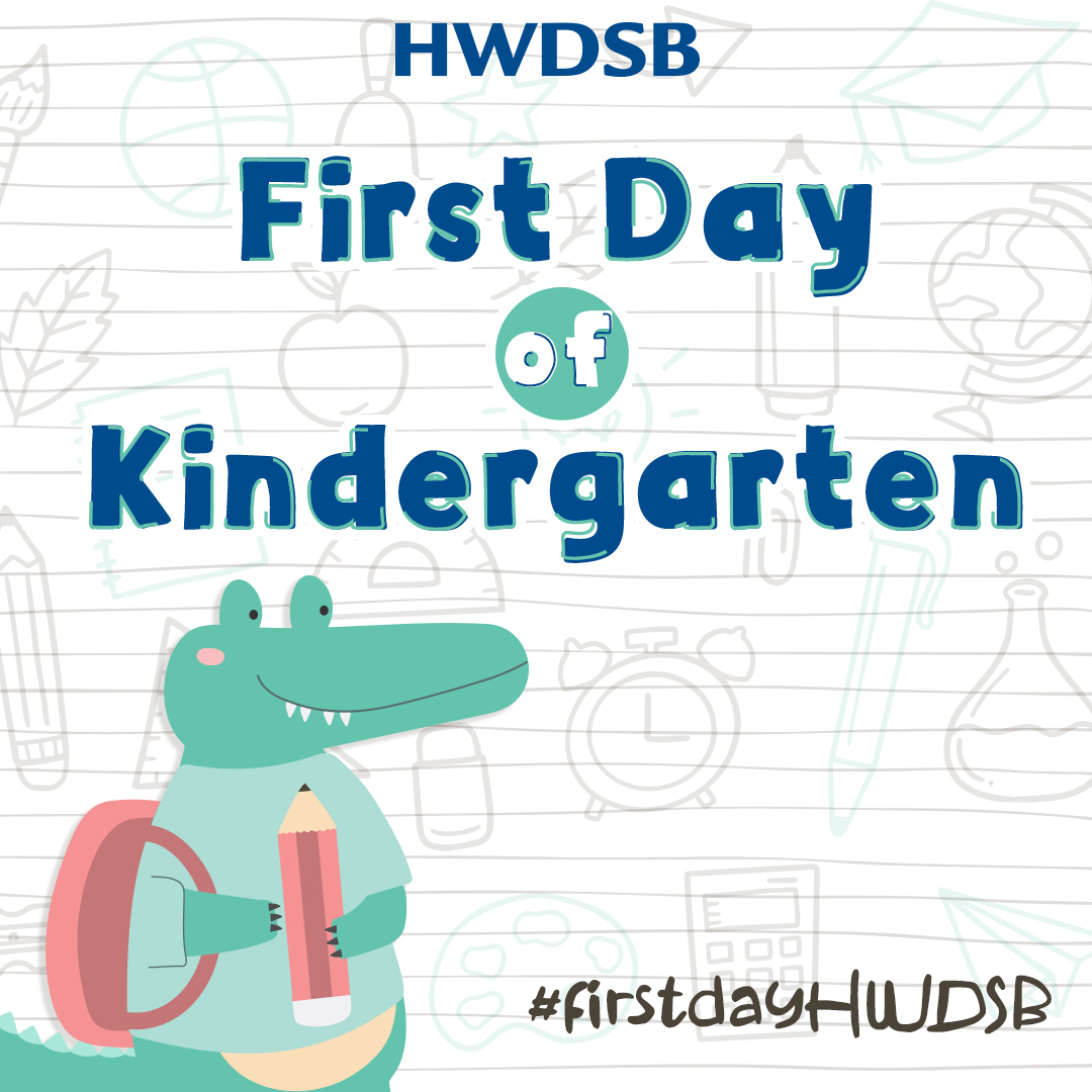 HWDSB's tweet photo. We hope that new Kindergarten students and families have enjoyed their first visits to schools π
The official #firstdayHWDSB for Kindergarten students takes place tomorrow! Be sure to use the hashtag and tag us in your photos of this monumental day πΈ https://t.co/XDKGWWxqlj